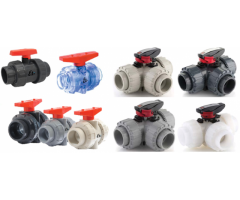 ENDÜSTRİYEL TİP TERMOPLASTİK KÜRESEL VANALAR